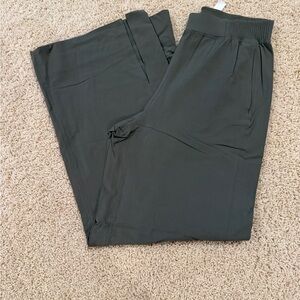 lululemon women’s wide leg pants - green